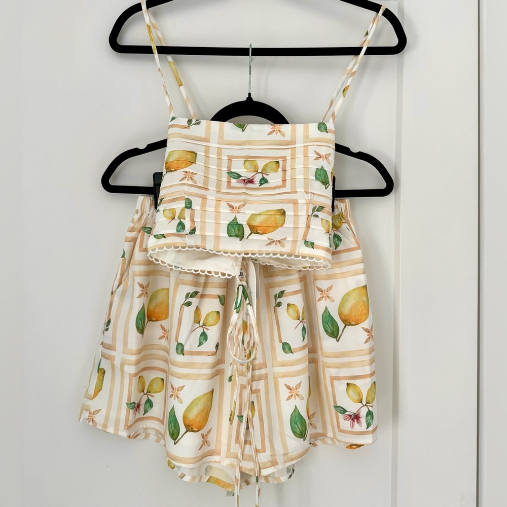 NWT Fortunate One Limoncello Set Yellow - Size S - Picture 3 of 13
